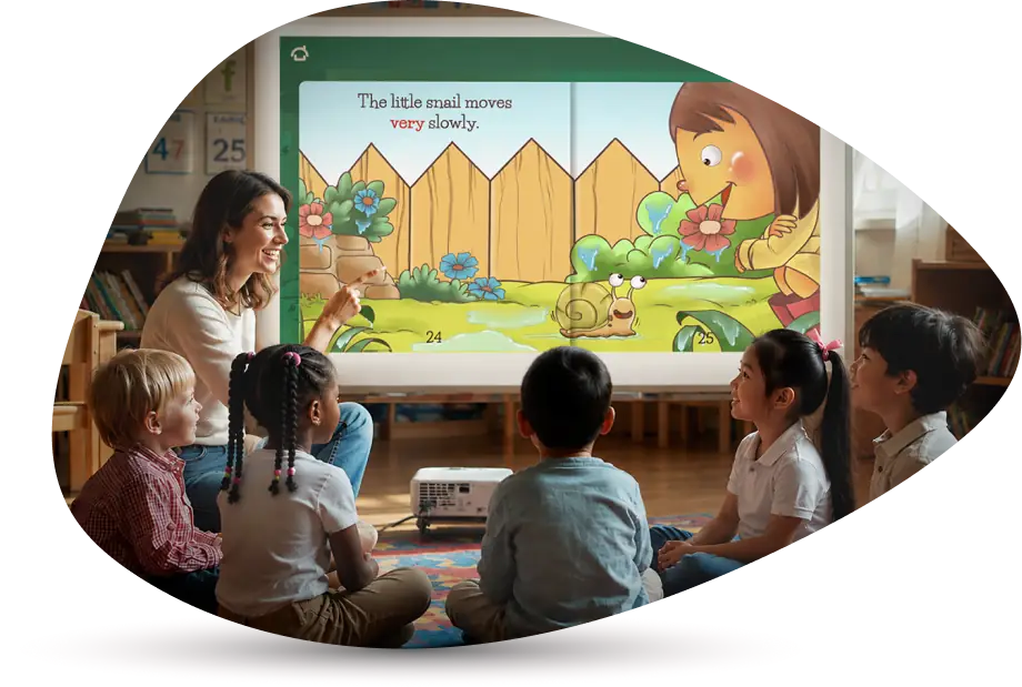 NoMeLoMe offers interactive and animated storybooks for kids with educational stories, picture books, and fun digital reading experiences.